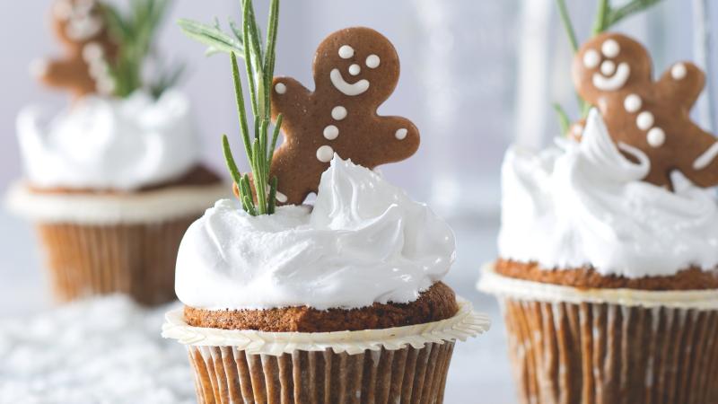 Mrkvové muffiny se sněhovou čepicí