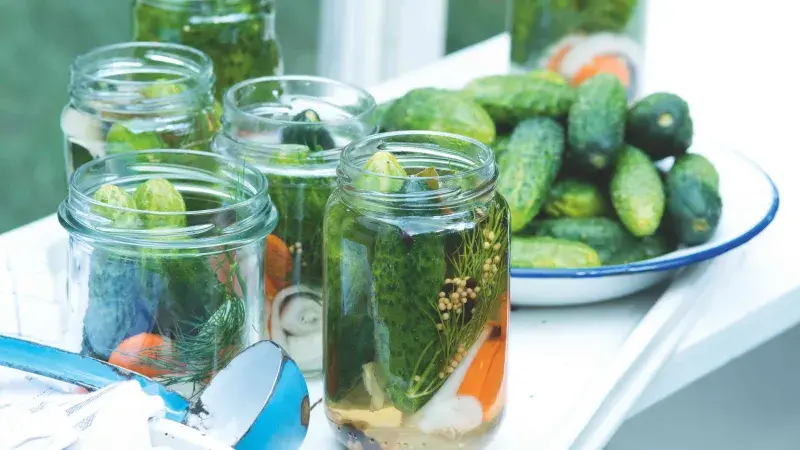 Nakládané okurky babičky Jiřinky