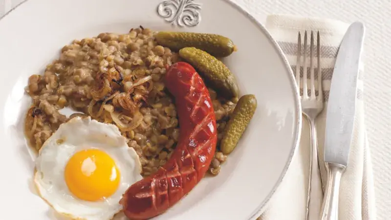 Novoroční čočka na kyselo