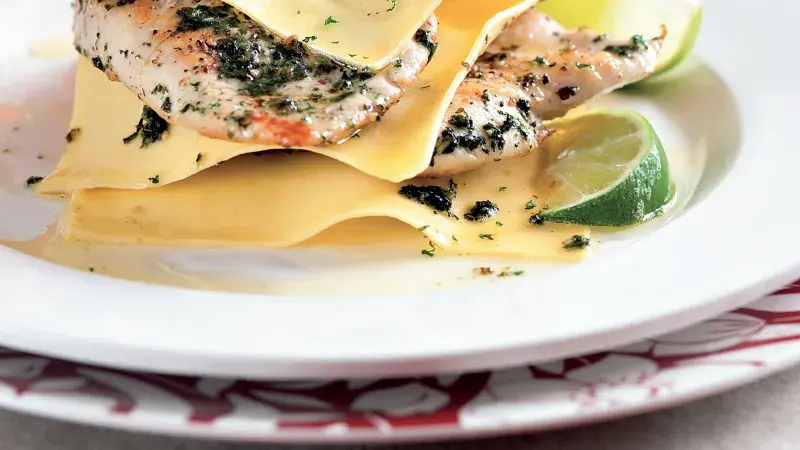 Otevřené lasagne Mojito