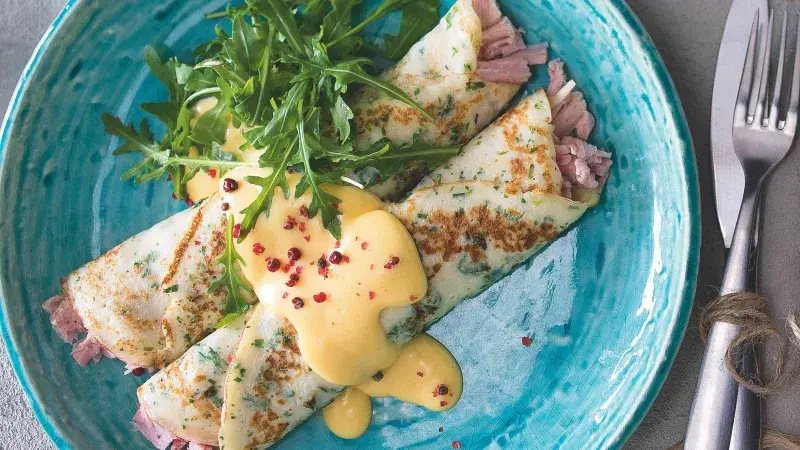 Palačinky à la vejce Benedikt