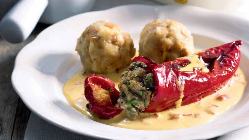 Netradiční plněné papriky