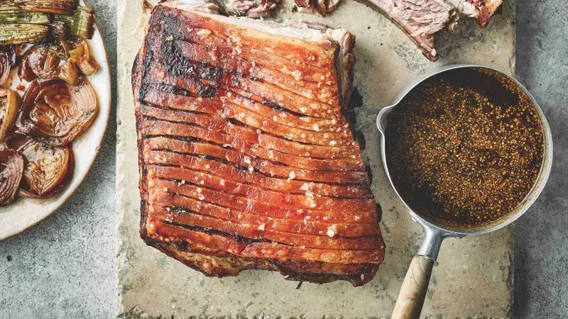 Pečený vepřový bůček