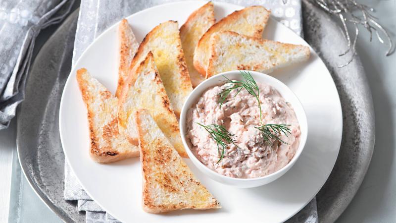 Lososové rillettes