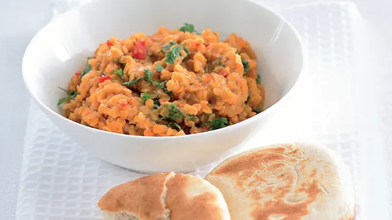 Pikantní čočkový dip