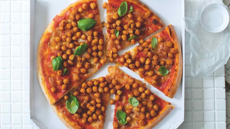 Pizza s cizrnou