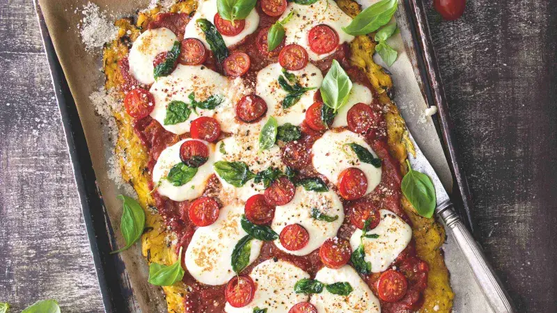 Pizza ze špagetové dýně