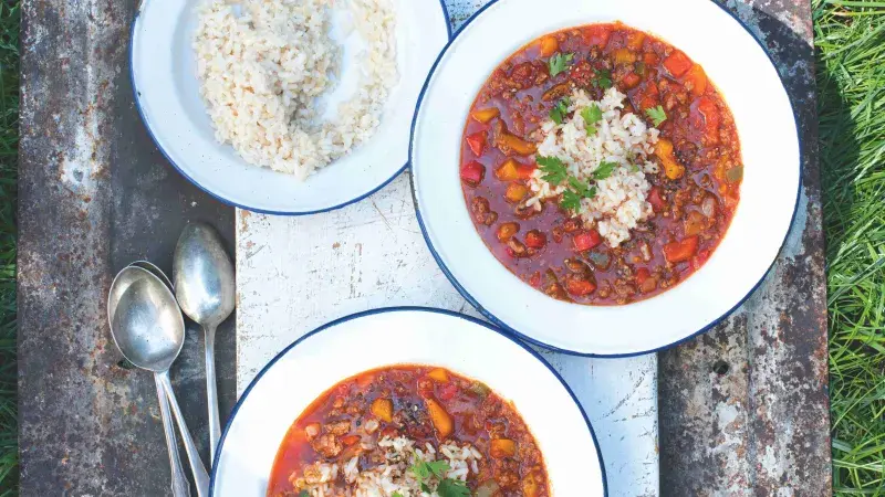 Plněné papriky jako polévka