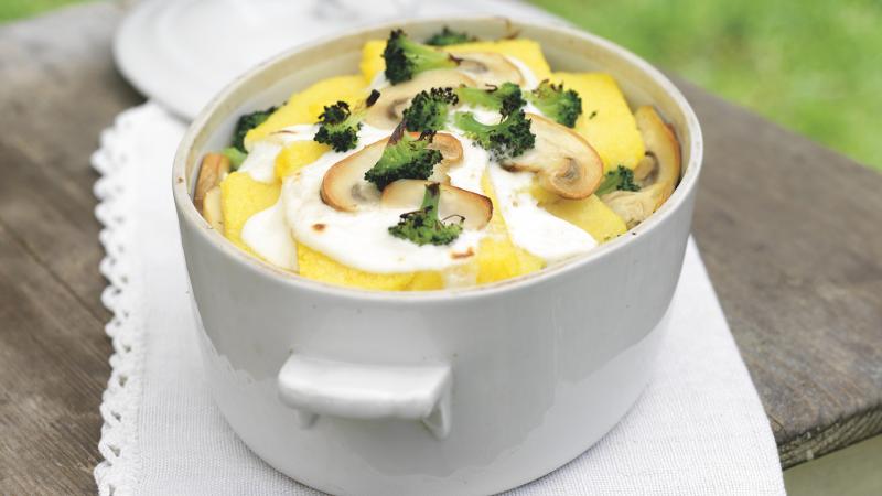 Polentové lasagne