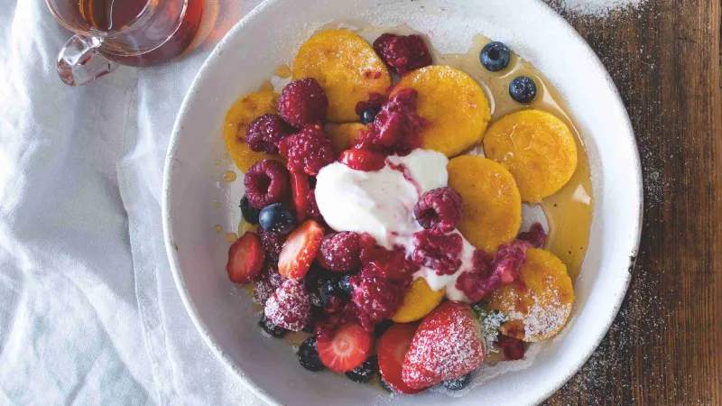 Polentové lívanečky