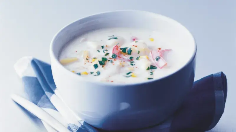 Hustá polévka z uzené ryby