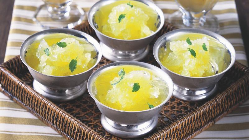 Citronový sorbet