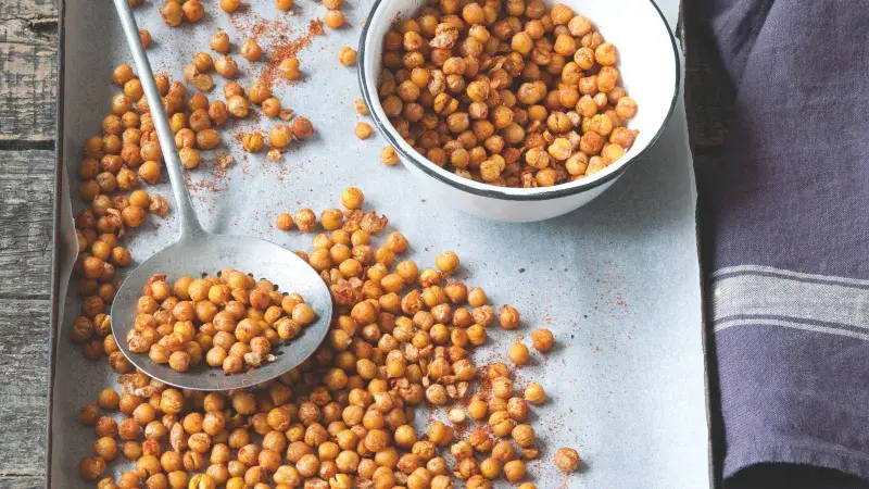 Pražená cizrna z trouby