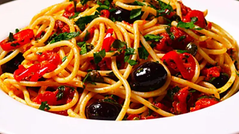 Barilla Spaghetti s Puttanesca omáčkou