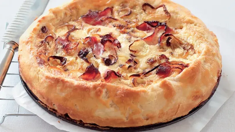 Quiche se slaninou