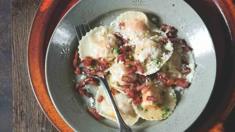 Ravioly kachna & dýně