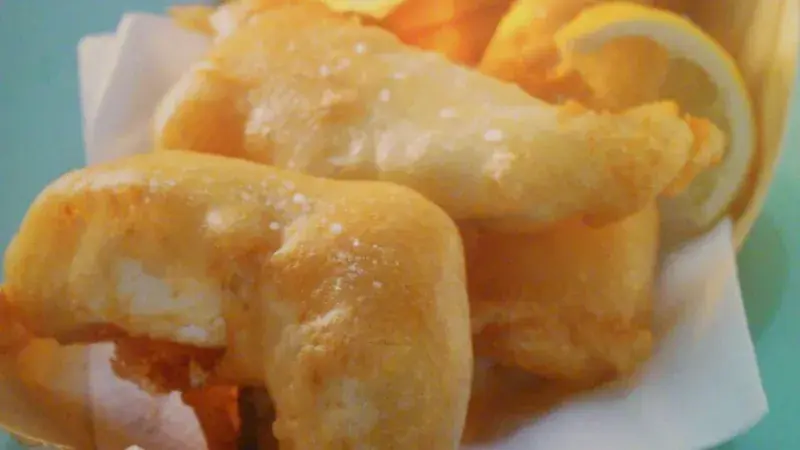 Losos v pivním těstíčku