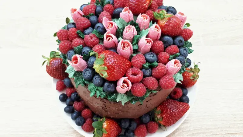 Narozeninový dort s pařížským krémem