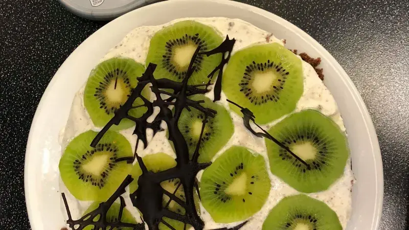 Kiwi cheesecake