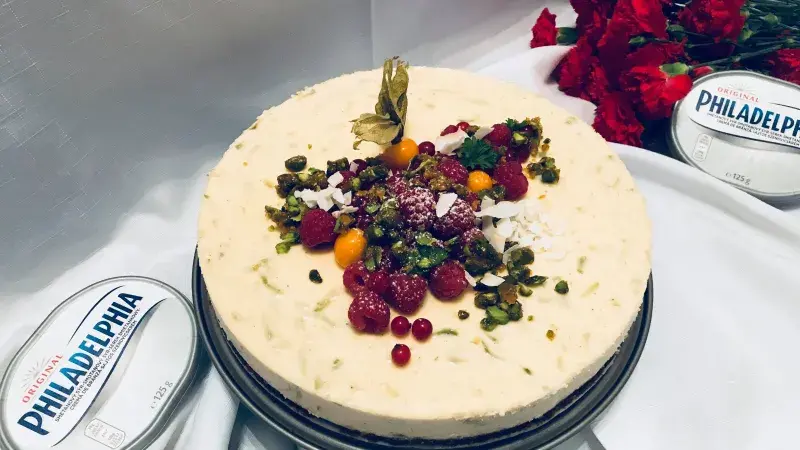 Jemný avokádový chcesecake