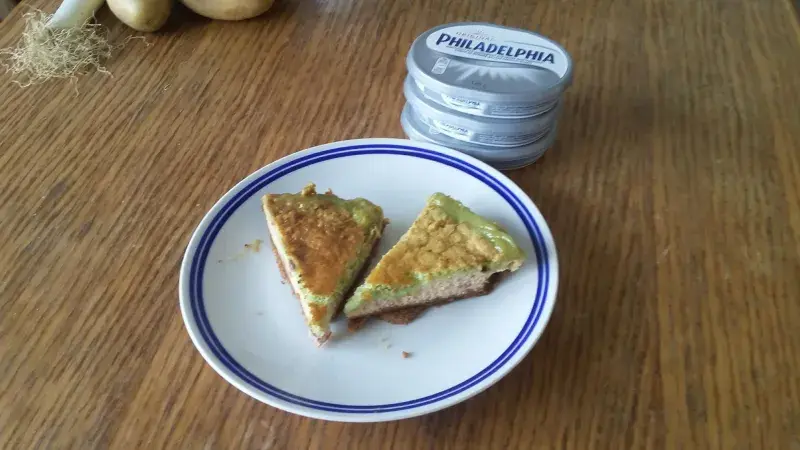 Cheesecake se zeleným čajem