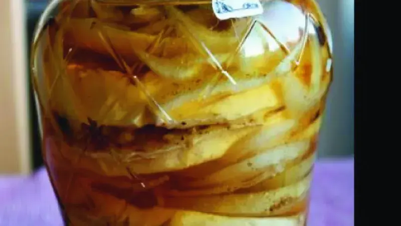 Nakládané hermelíny s ořechy