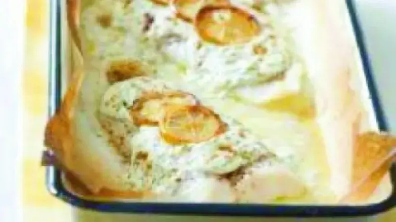 Halibut na řecký způsob