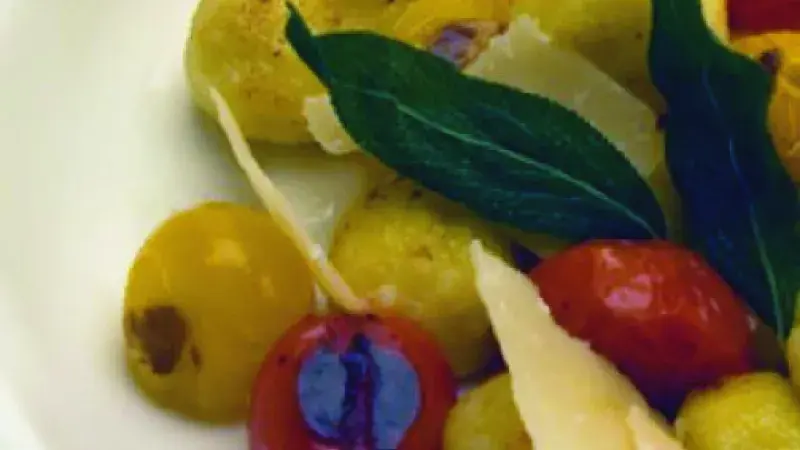 Gnudi with Gorgonzola Cream Sauce