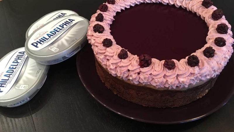 Ostružinový bezlepkový cheesecake