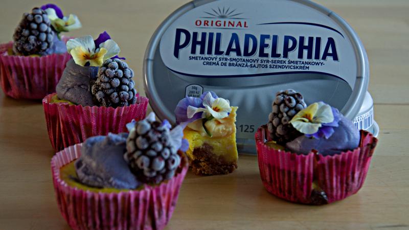 Cheesecakové cupcakes
