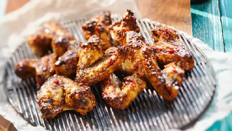 Pikantní kuřecí křídélka na gril