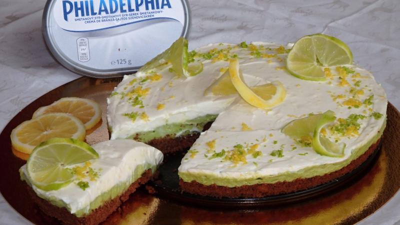 Citrusovo avokádový cheesecake