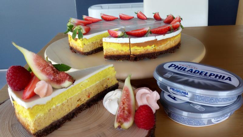 Dýňovo-kurkumový cheesecake