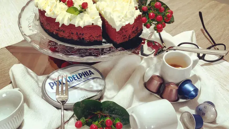Redvelvet cheesecake
