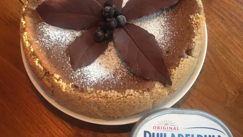 Kávovo čokoládový cheesecake