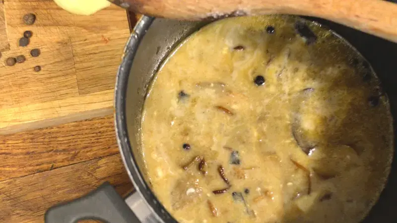 Domácí houbová polévka polévka