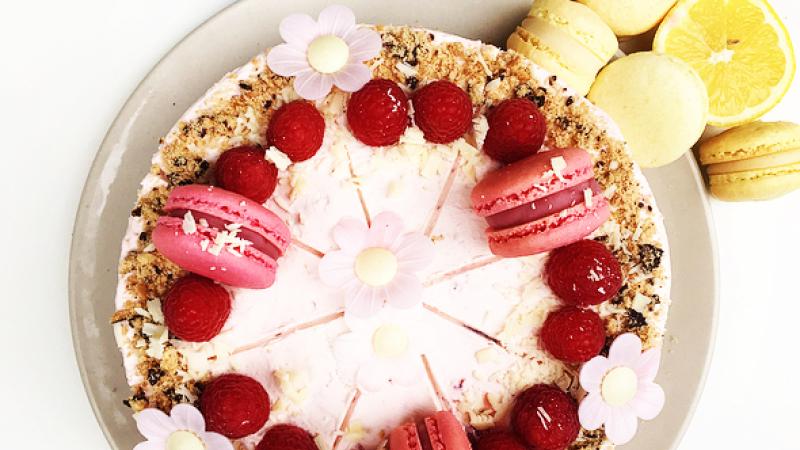 Malinový cheeskake