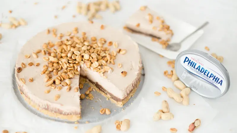 Arašídový cheesecake