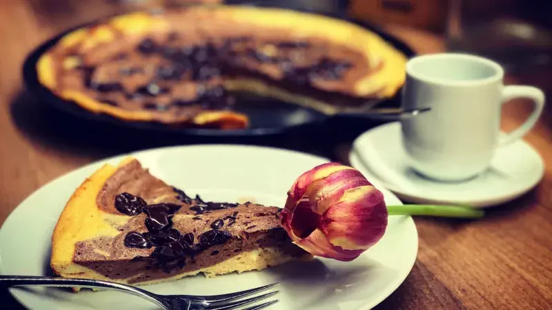 Zdravý tvarohový dortík 