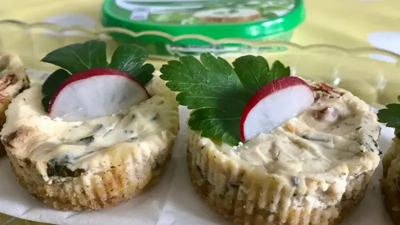 Caprese minicheesecaky