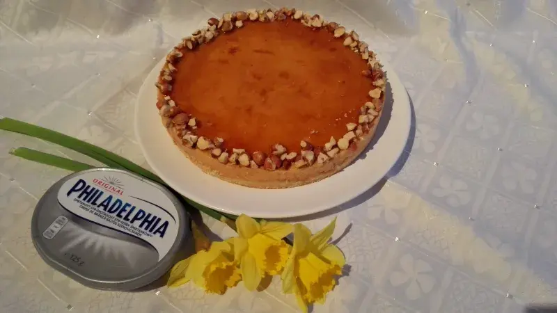 Lotuskový cheesecake s burákovým  máslem