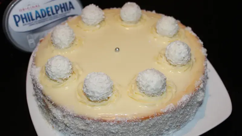 Sváteční Raffaello cheescake