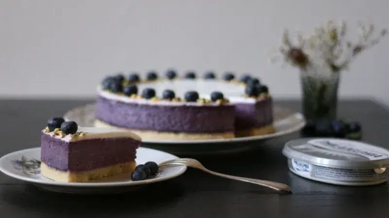 Borůvkový cheescake