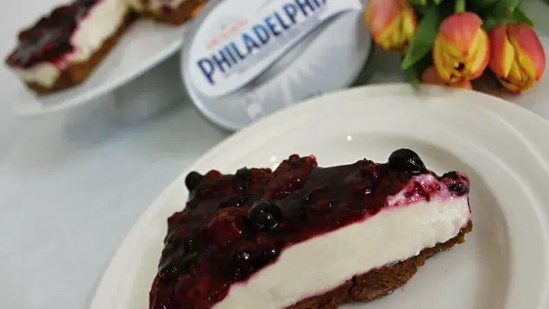 Cheesecake s lotuskovými sušenkami