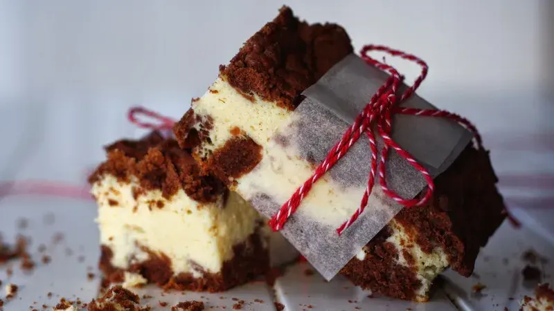 Tvarohové kostky s kakaem