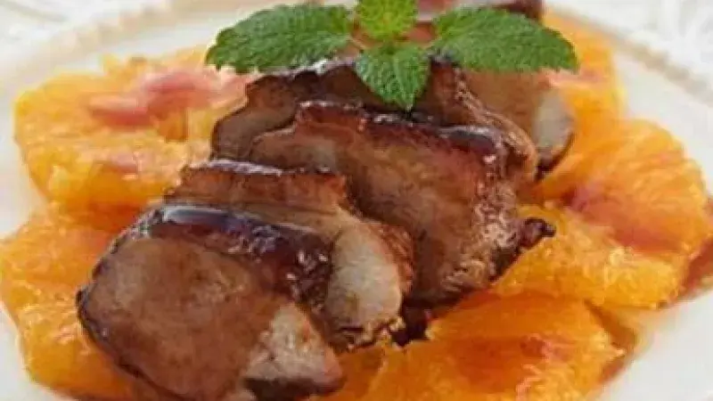 Kachní prsa na pomeranči