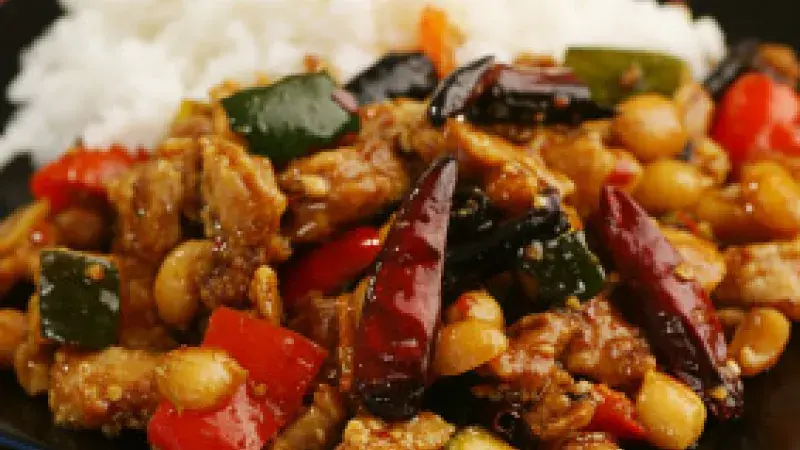 Vepřové maso se žampióny v sojové omáčce