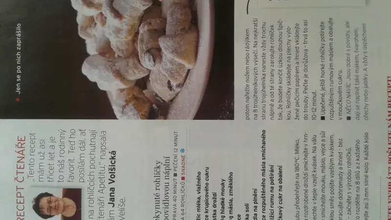 nekynuté rohlíčky