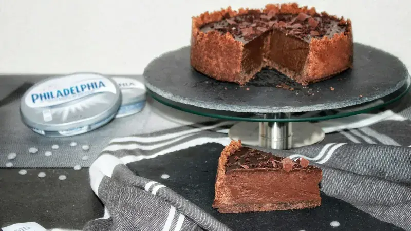 Jednoduchý čokoladový cheesecake