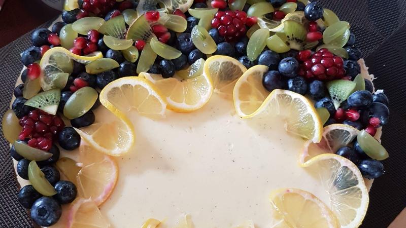 LIMETKOVÝ CHEESECAKE S VANILKOU